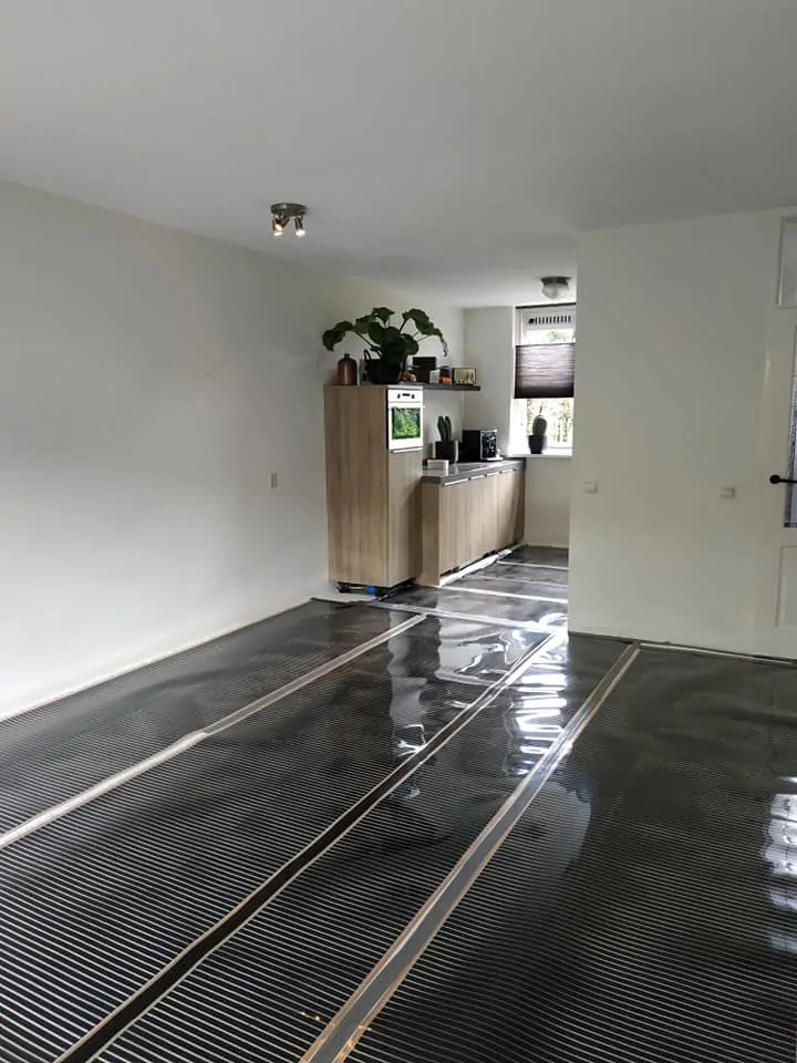 Infrarood vloerverwarming