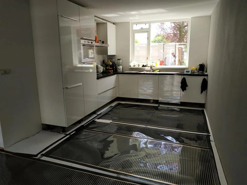 Infrarood vloerverwarming